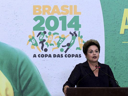 Tổng thống Brazil, bà Dilma Rousseff